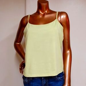 Chadwicks Lime Green Tank Top/Cami with Bra Insert